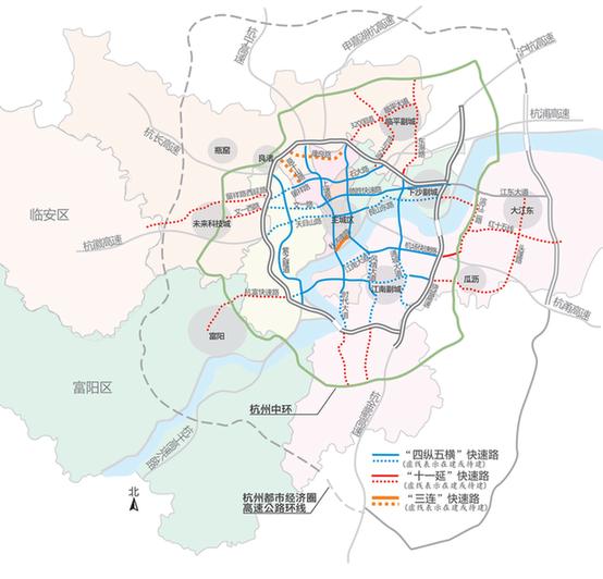 杭州中环最新规划图，塑造未来城市新面貌的蓝图