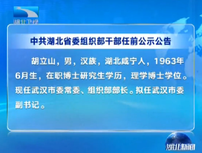 湖北省最新任前公示，新时代人才布局与地方治理新篇章开启