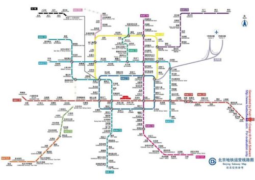 北京地铁最新线路图全面解析