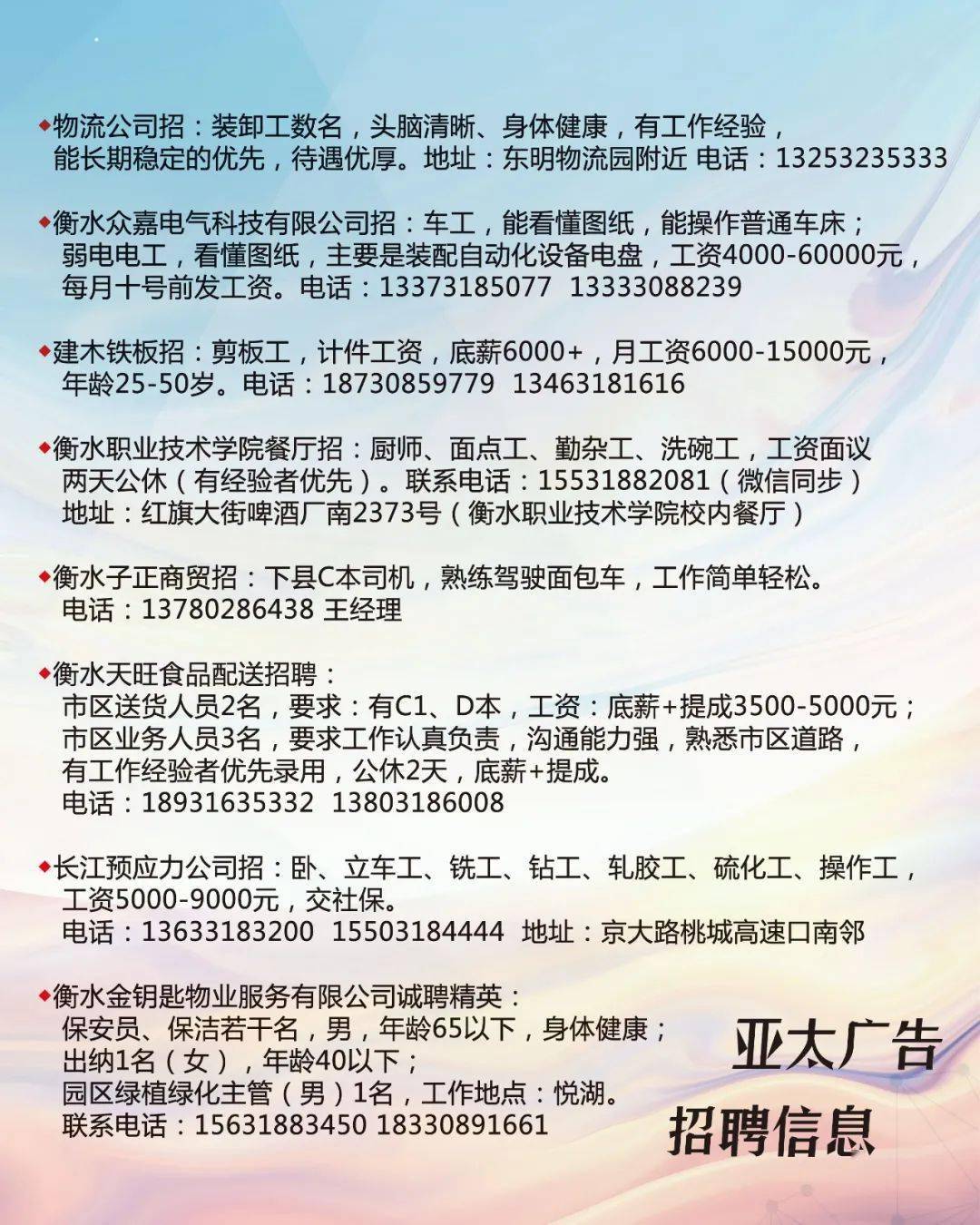 廊坊最新招聘信息动态解析