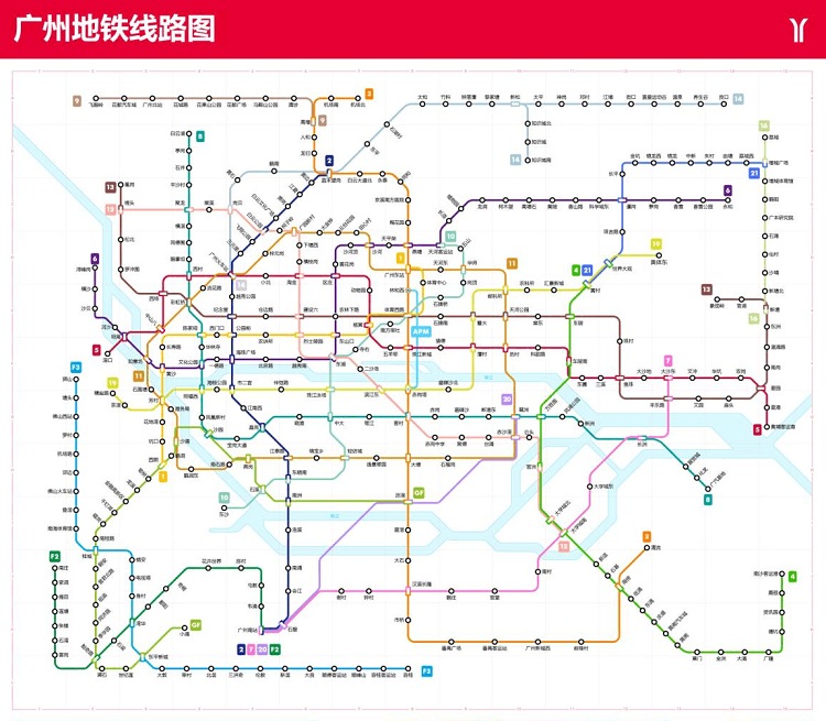 广州地铁最新线路图揭示，城市脉络的新走向