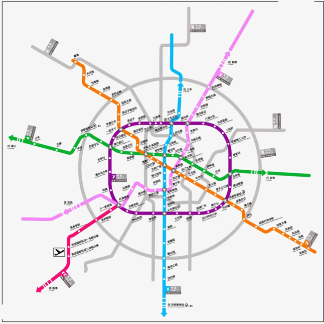 成都最新地铁线路图全景概览